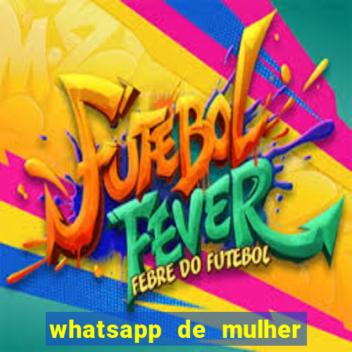 whatsapp de mulher de programa